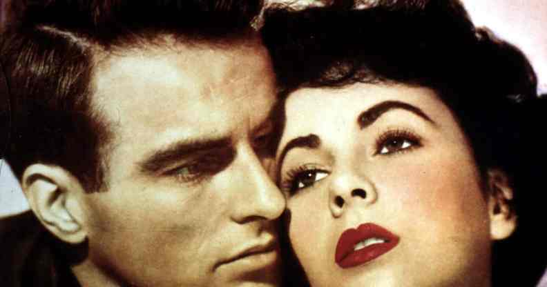 Elizabeth Taylor and Montgomery Clift