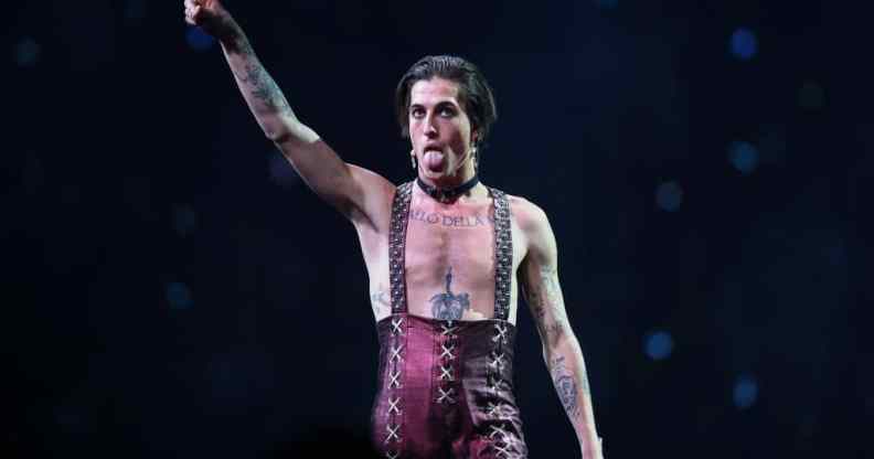 Damiano David of Måneskin Eurovision