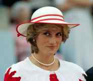 Princess Diana Wearing a Hat