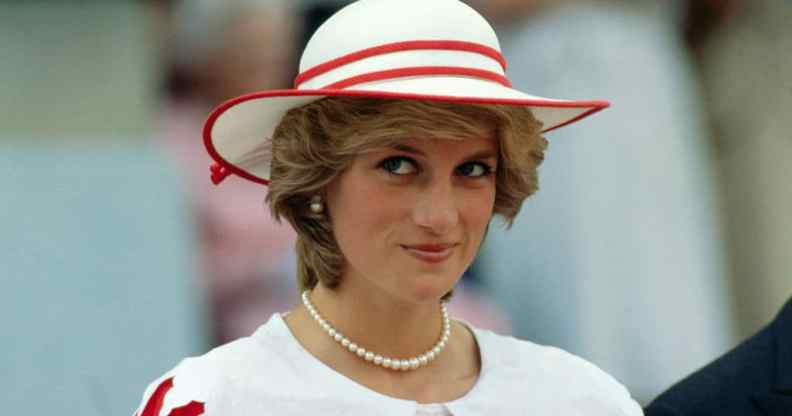 Princess Diana Wearing a Hat