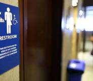 gender-neutral bathroom sign