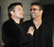 The late George Michael and his partner Kenny Goss a