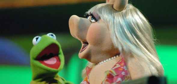 Kermit the Frog and Miss Piggy from the Muppet Show