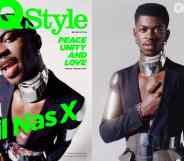 Lil Nas X side by side cover GQ Style