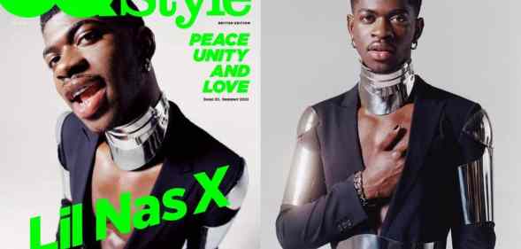 Lil Nas X side by side cover GQ Style