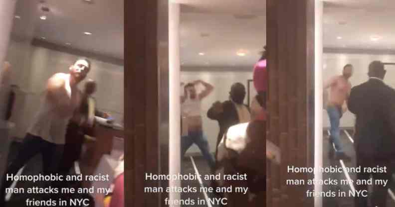 Jonte' Moaning man stripteases homophobic slurs
