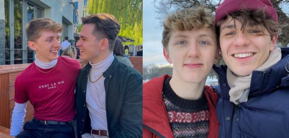 Gay couple spat at and called 'dirty homos' for holding hands in public