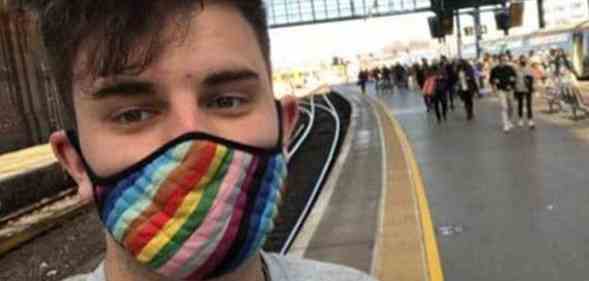 Laurence Coles, a non-binary train guard