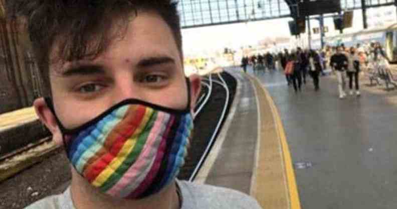 Laurence Coles, a non-binary train guard