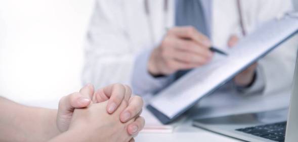 Doctor patient appointment cervical screening results