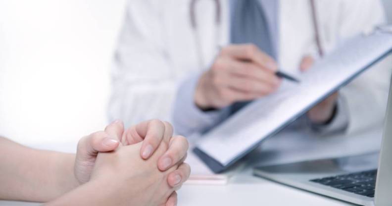 Doctor patient appointment cervical screening results