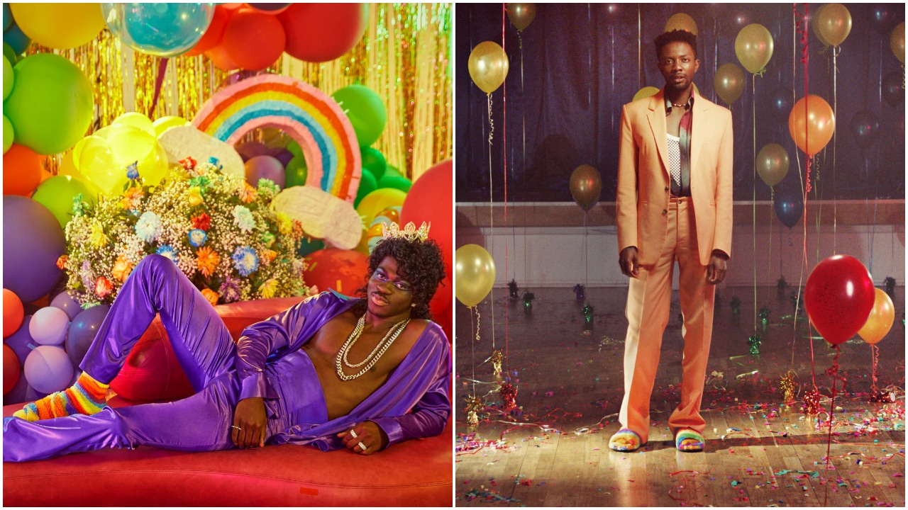 Lil Nas X and Omari Douglas lead the star-studded Ugg Pride campaign for 2021. (Ugg)