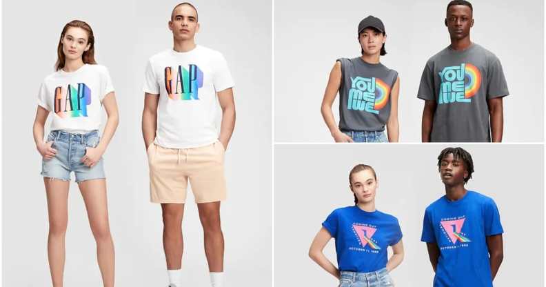 Gap's Pride collection features t-shirts created by LGBT+ artists. (Gap)