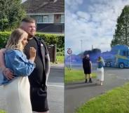 Truck driver's bizarre gender reveal party leaves us once again asking 'if the straights are OK'