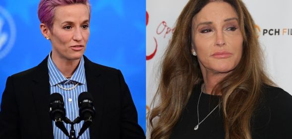 Meghan Rapinoe and Caitlyn Jenner