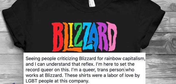 Blizzard pride shirt