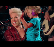 Pink discusses balancing motherhood and touring the globe in All I Know So Far. (YouTube)
