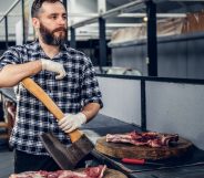 Man with meat, toxic masculinity