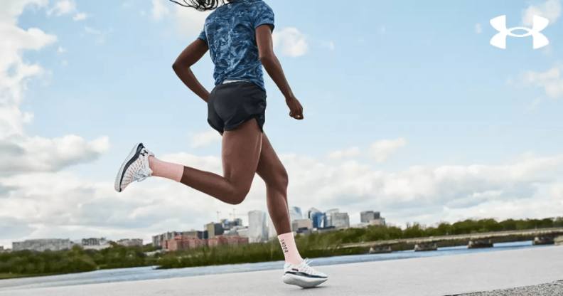 The new running shoes give runners a close-to-the-ground feeling. (Under Armour)
