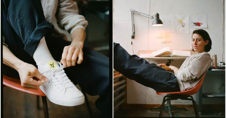 Queer skateboarder Alexis Sablone has teamed up with Converse on a new sneaker design. (Converse)