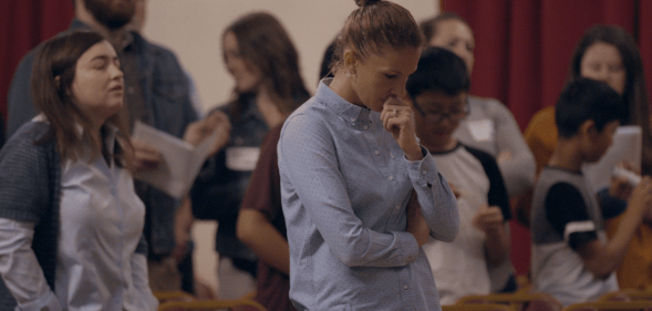 Julie Rodgers in Netflix documentary Pray Away