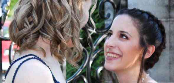 same-sex prom queens Carly Levy and Courtney Steine