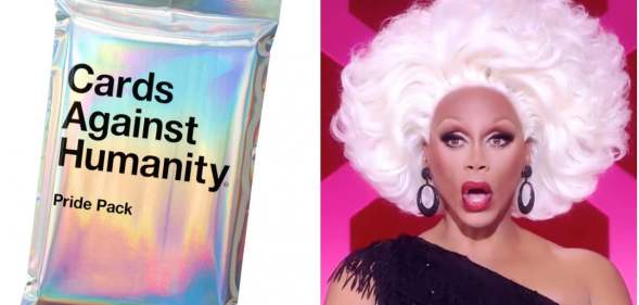 The Cards Against Humanity Pride pack features references to Drag Race, queer icons, sex and more.