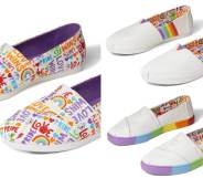 TOMS has released its Pride collection in support of grassroot LGBT+ organisations. (TOMS)