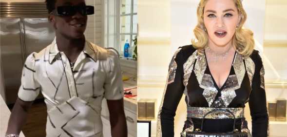 David Banda Madonna dress