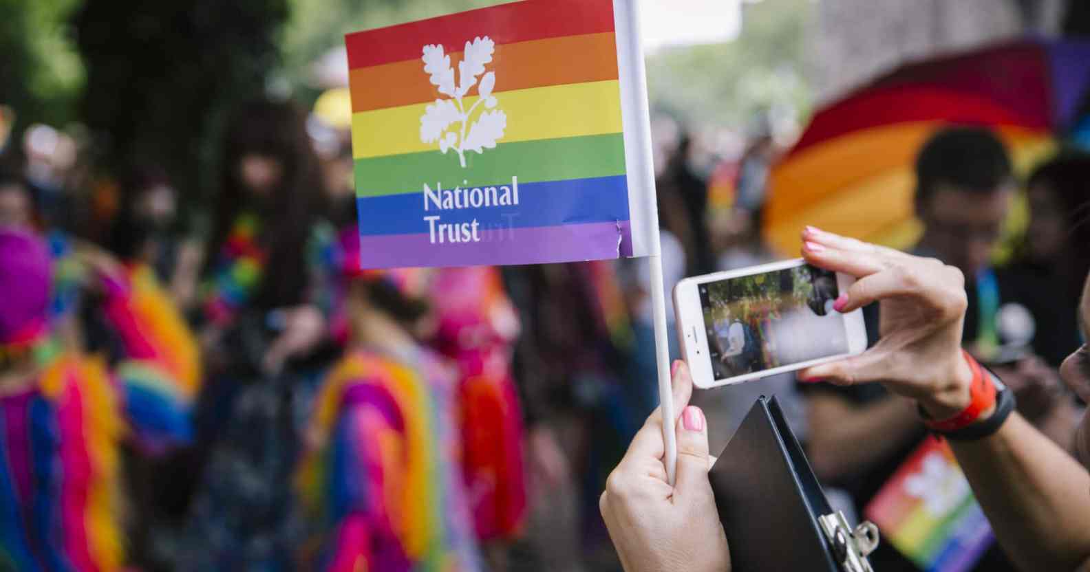 National Trust Pride flag