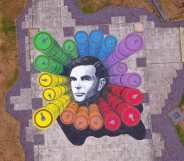 rainbow Alan Turing artwork