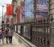 RA Royal Academy building in Piccadilly