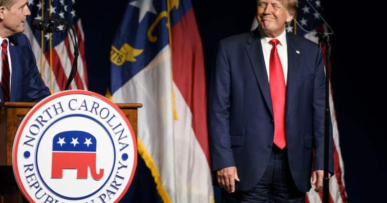 Donald Trump at the NCGOP state convention