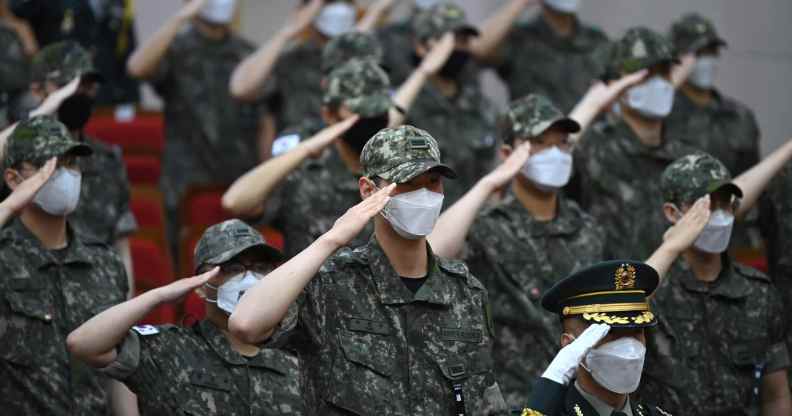 Soldier in South Korea