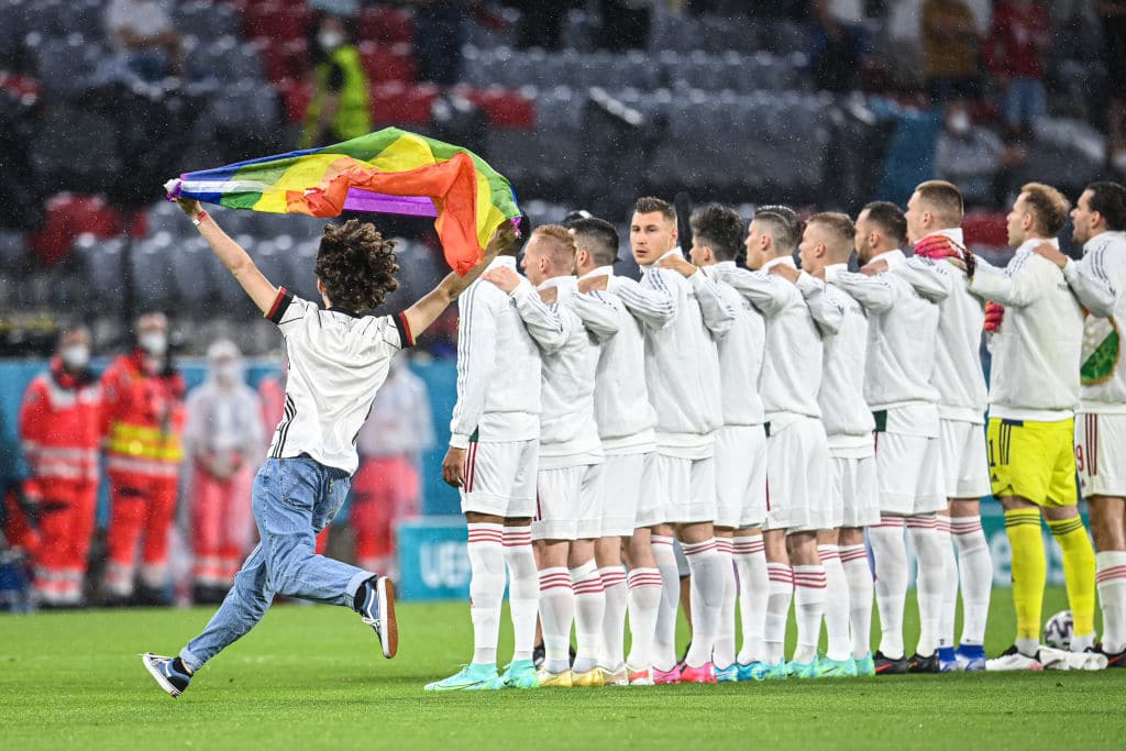 UEFA adds rainbow to its logo after refusing to allow LGBTQ colours at  Germany's stadium