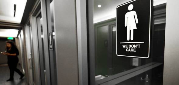Anti-trans 'bathroom bill' led to gender-neutral toilets springing up in North Carolina.