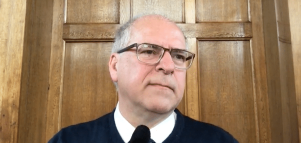 Reverend Ian Carton of Whitehead Presbyterian Church