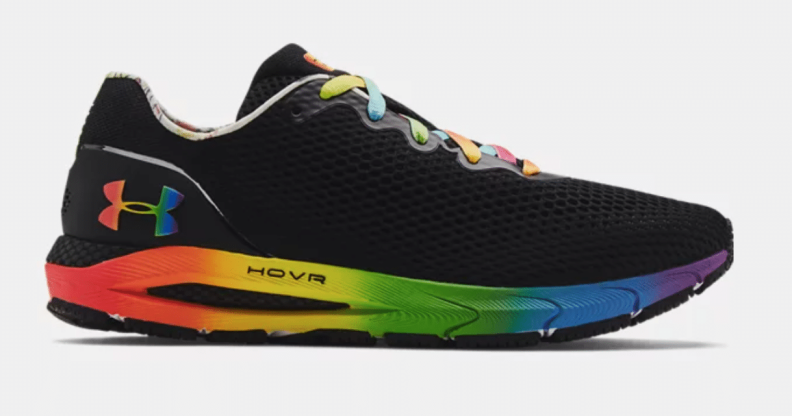 Under Armour releases amazing rainbow running shoes for Pride 2021