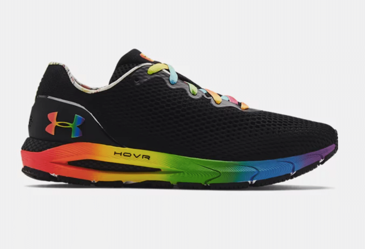 Under Armour releases amazing rainbow running shoes for Pride 2021