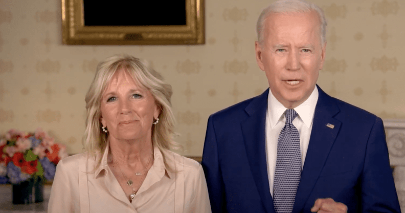 Joe and Jill Biden Pride video message
