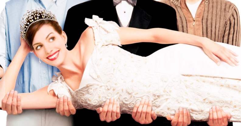 Anne Hathaway in a promotional image for The Princess Diaries 2