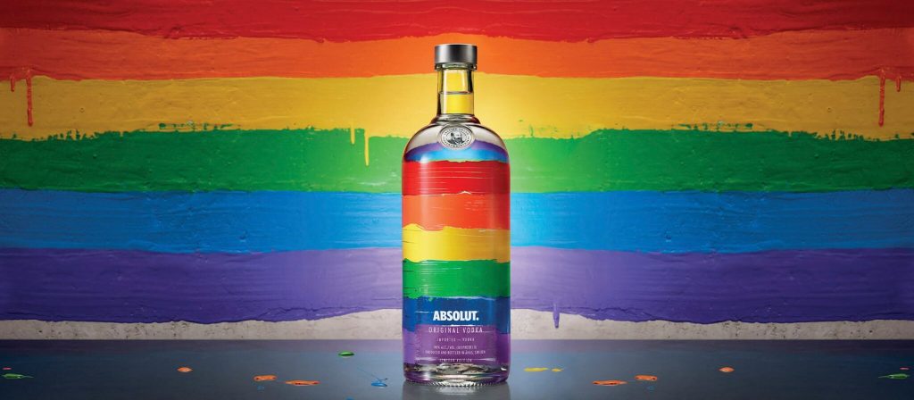 Absolut Rainbow bottle