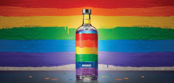 Absolut Rainbow bottle
