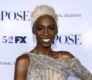 Angelica Ross with short blonde hair, smiling