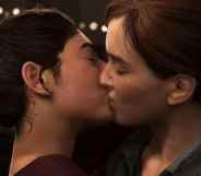 The Last of Us Part II Ellie and Dina kiss