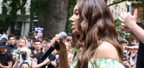 Munroe Bergdorf at Trans Pride: 'Take up this space. This space is yours!'