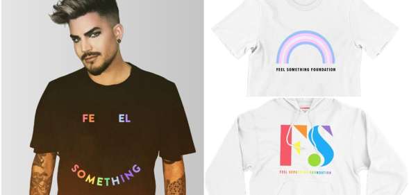 Adam Lambert has teamed up with The Spark Company for a Pride range benefiting akt. (The Spark Company)