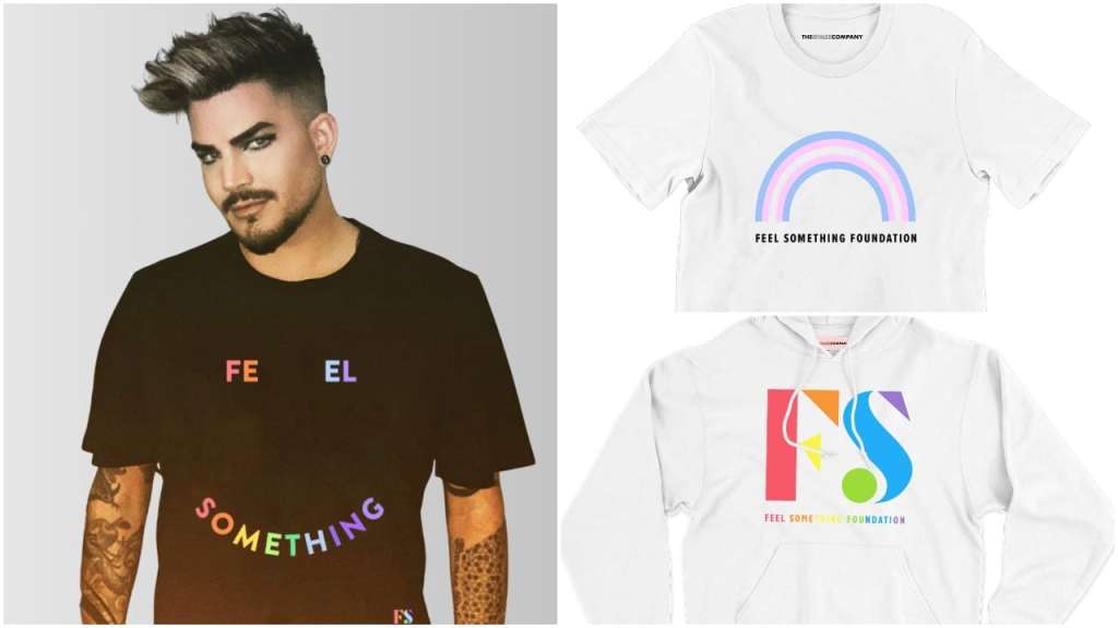 Adam Lambert has teamed up with The Spark Company for a Pride range benefiting akt. (The Spark Company)