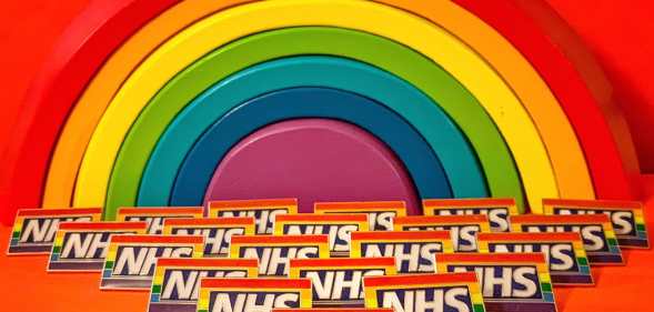 rainbow NHS badge