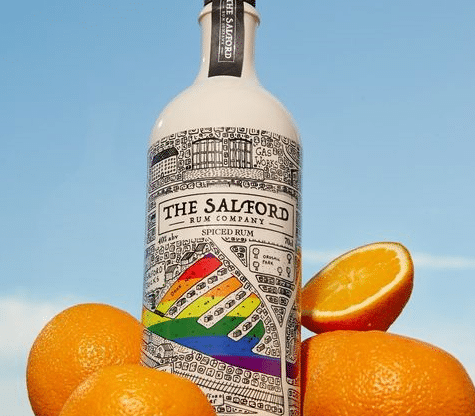 The Salford Rum Company has released a collector's edition spiced rum for Pride. (Harvey Nichols)
